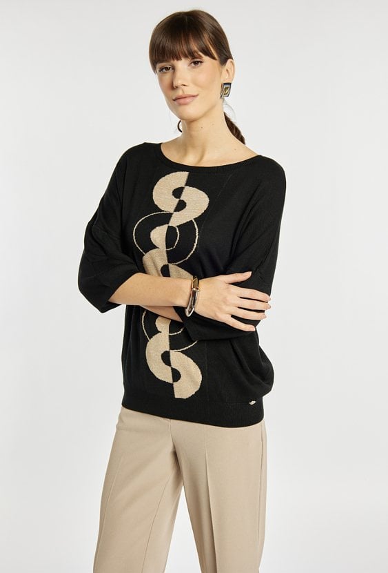 Sweter damski z wiskozą