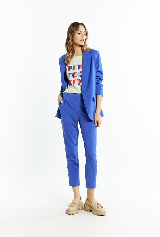 Spodnie damskie z elastyczną gumą