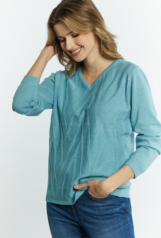 Sweter damski z wiskozy