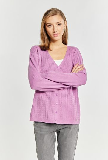 Rozpinany sweter damski