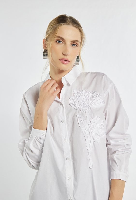 Lekka koszula damska z bawełny