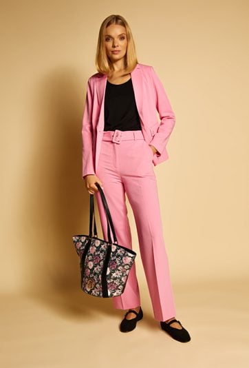 Shopper z kwiatowym wzorem