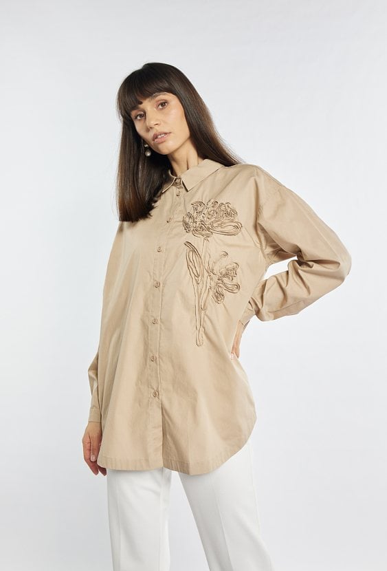 Lekka koszula damska z bawełny