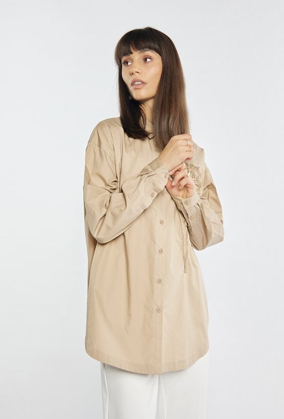 Lekka koszula damska z bawełny