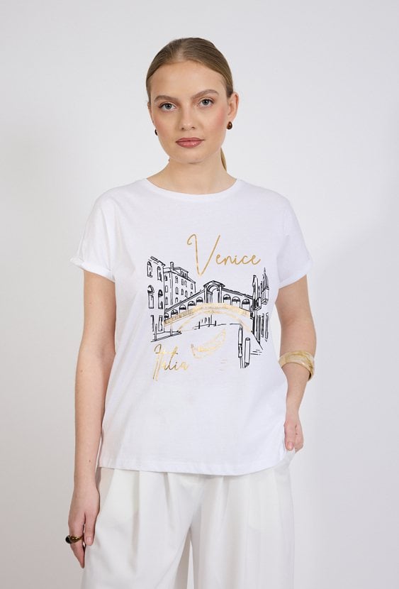 T-shirt z nadrukiem