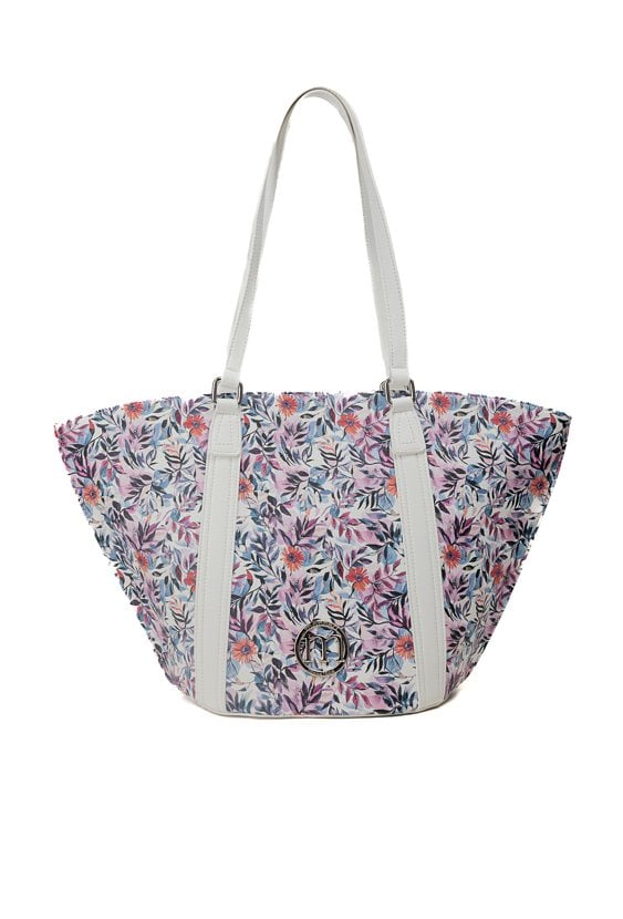 Shopper z kwiatowym wzorem