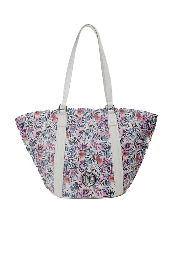 Shopper z kwiatowym wzorem