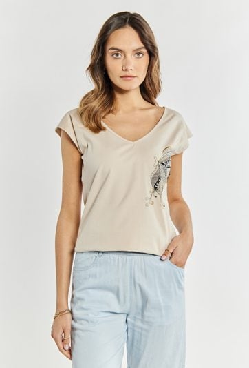 Bawełniany top damski