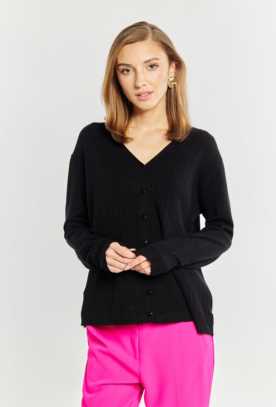 Rozpinany sweter damski