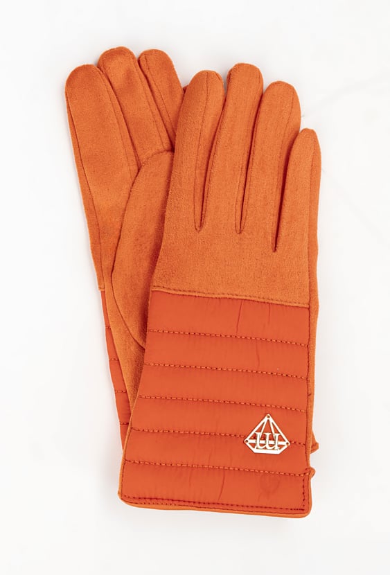 Rękawiczki z delikatnym pikowaniem