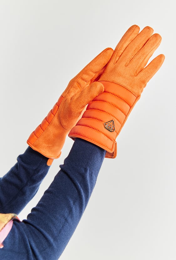 Rękawiczki z delikatnym pikowaniem