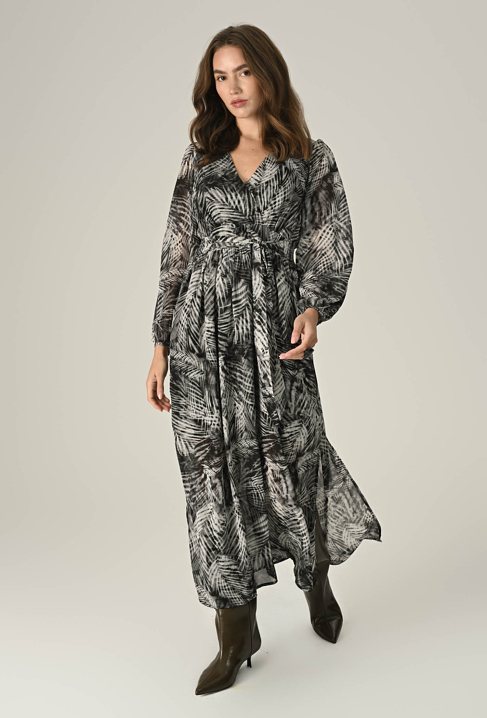 Sukienka maxi z szyfonu