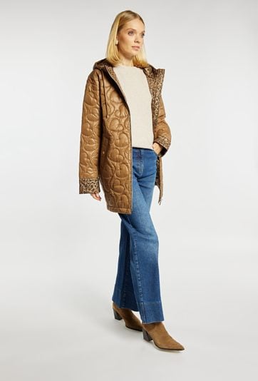 Damska kurtka z wzorem