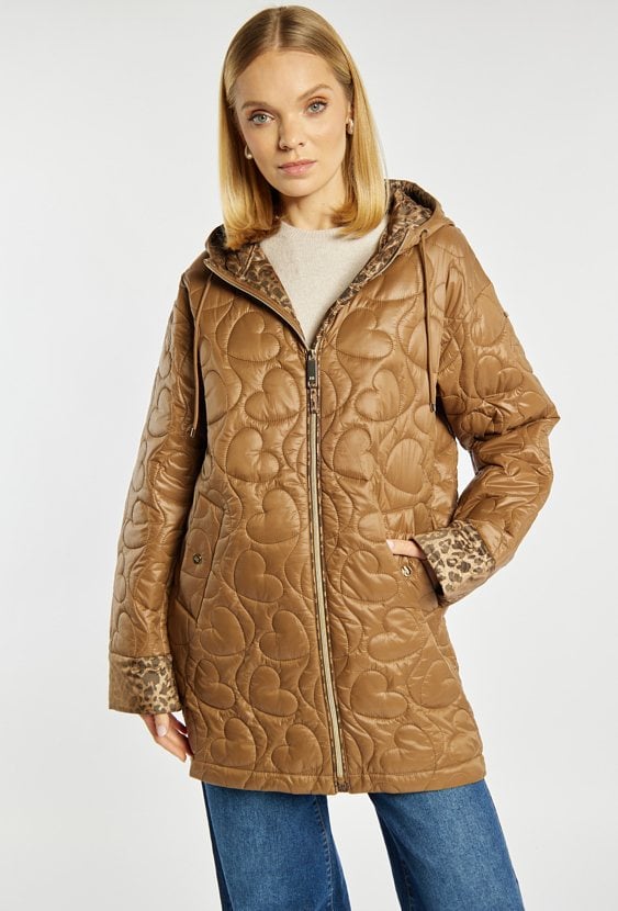 Damska kurtka z wzorem