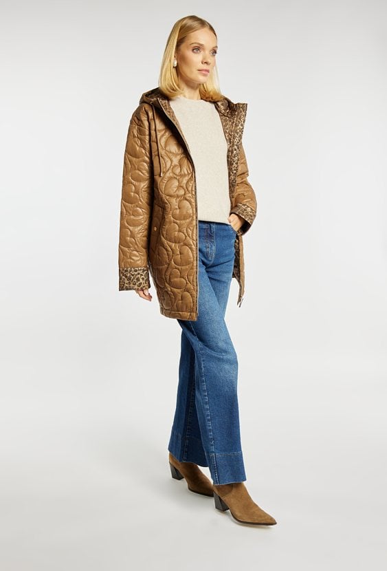 Damska kurtka z wzorem