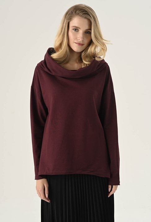 Bluza w bordowym kolorze