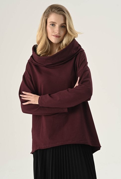 Bluza w bordowym kolorze