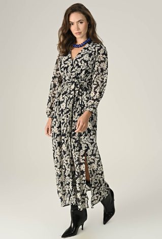 Sukienka maxi z szyfonu