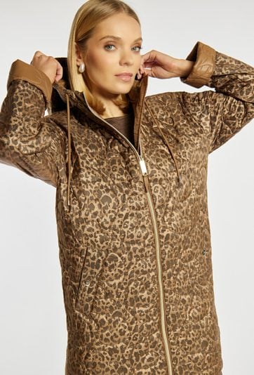 Damska kurtka z wzorem