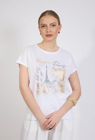 Bluzka dzianina AB BASE TSH0630-M00