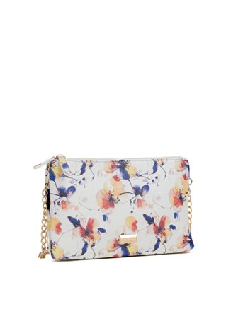 Mała torebka z kwiatowym wzorem