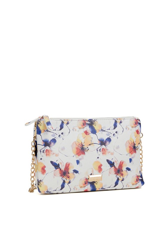 Mała torebka z kwiatowym wzorem