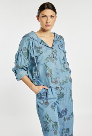 Stylowa kurtka z kapturem