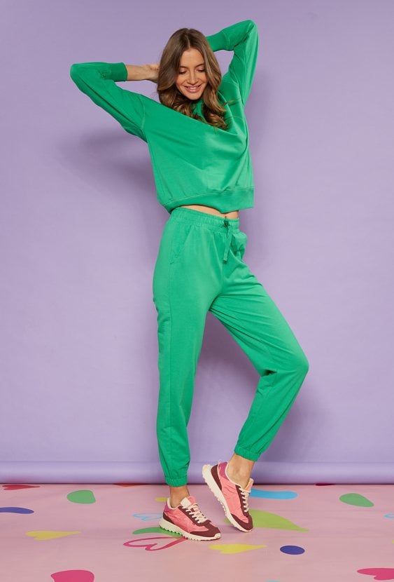 Bawełniane spodnie dresowe