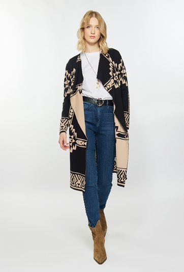 Kardigan w stylu boho