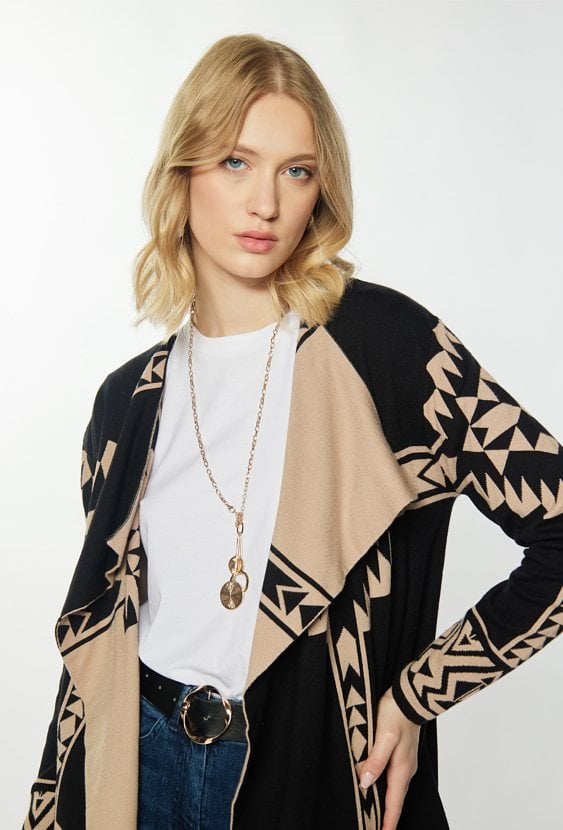 Kardigan w stylu boho