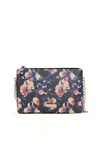Mała torebka z kwiatowym wzorem