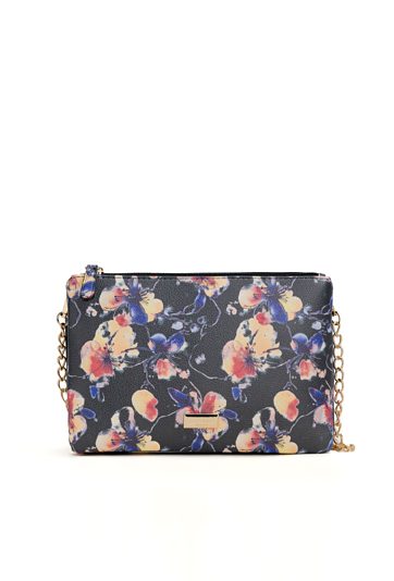 Mała torebka z kwiatowym wzorem