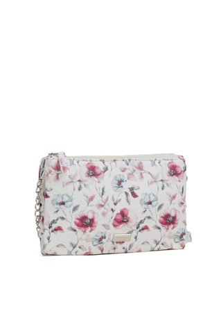 Mała torebka z kwiatowym wzorem