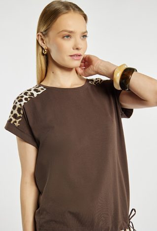 T-shirt z bawełną