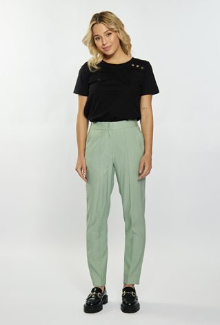 Materiałowe spodnie damskie