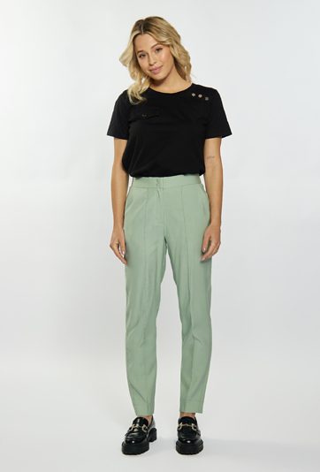 Materiałowe spodnie damskie