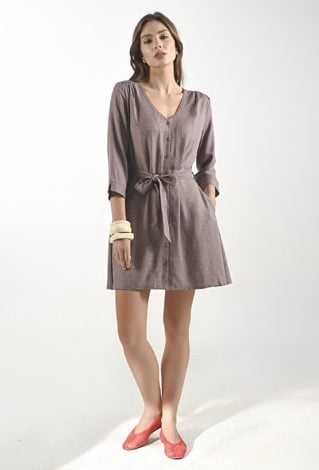 Wiskozowa krótka sukienka