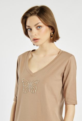 T-shirt z motywem motyla