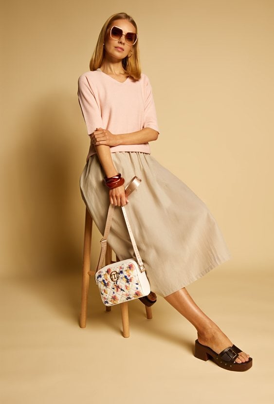 Torba z kwiatowym wzorem