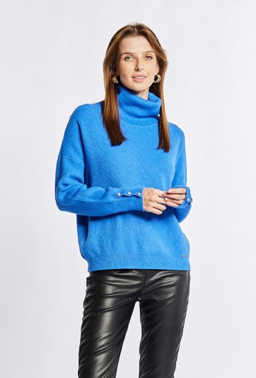 Luźny sweter damski