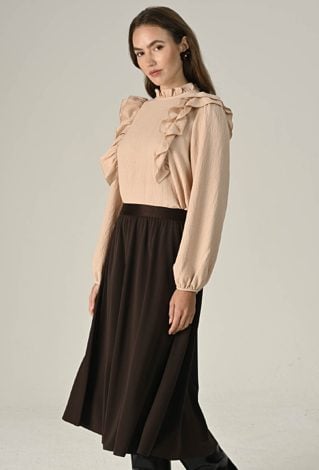 Spódnica maxi z gumką