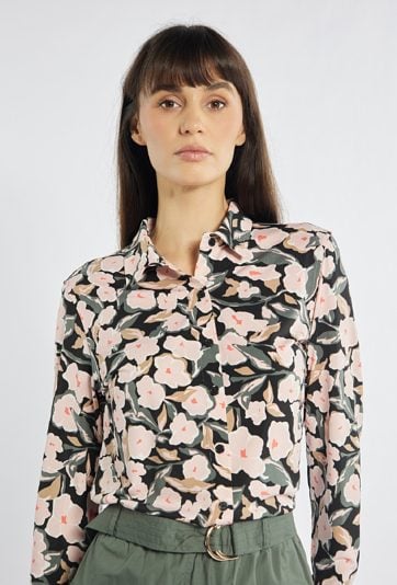 Wzorzysta koszula damska