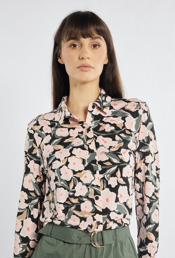 Wzorzysta koszula damska