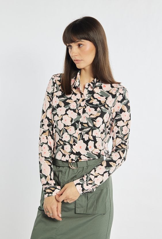 Wzorzysta koszula damska