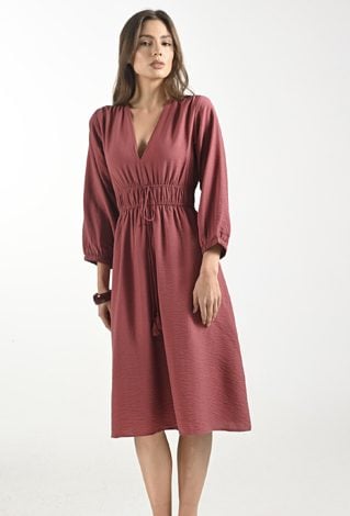 Kobieca sukienka z wiskozą