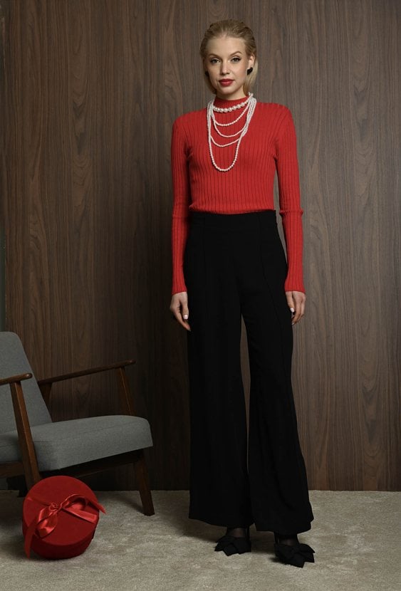 Garniturowe z wysokim stanem