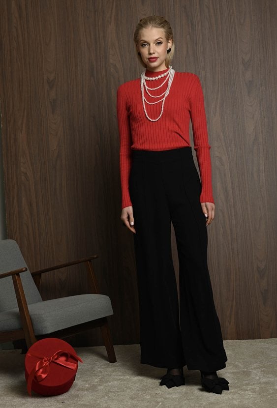 Garniturowe z wysokim stanem