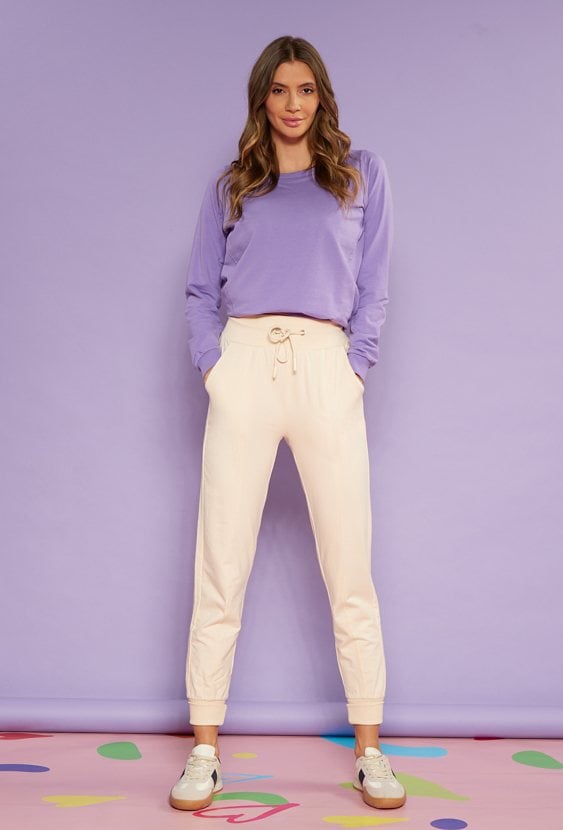 Bawełniane spodnie dresowe