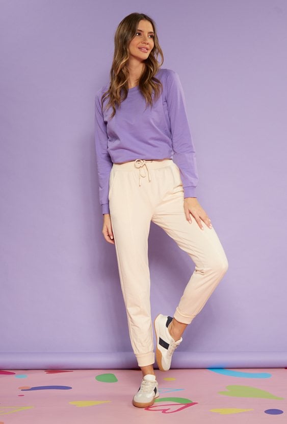 Bawełniane spodnie dresowe