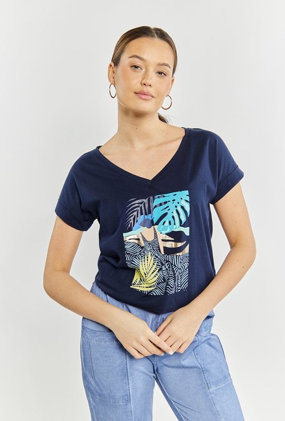 T-shirt damski z nadrukiem